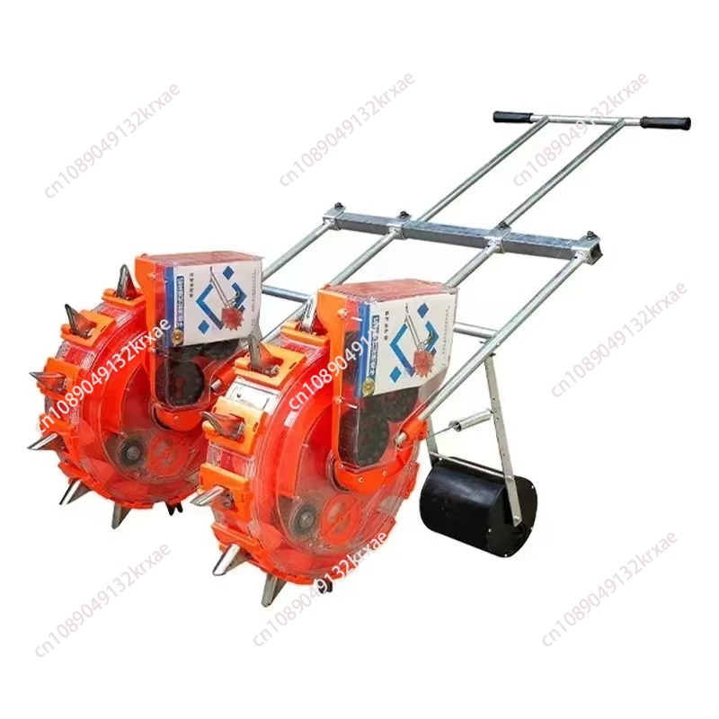Manual Seeder Hand - เครื่องหว่านเมล็ดข้าวโพดแบบมือ 2 แถว 6 หัวฉีด รุ่นใหม่ล่าสุด