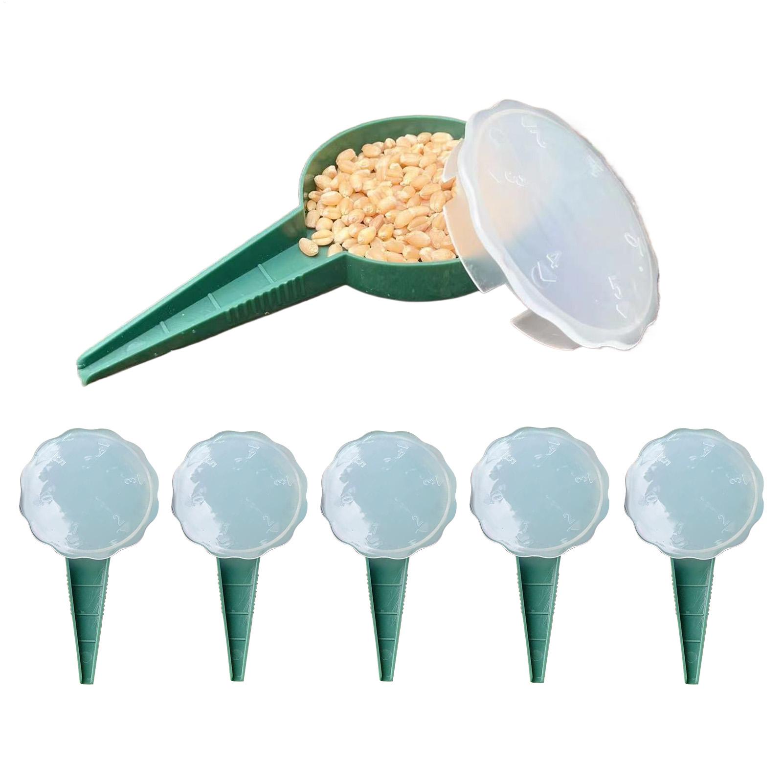 Manual Seeder Hand - เครื่องหว่านเมล็ดแบบมือหมุน ปรับได้ 5 ระดับ สำหรับปลูกดอกไม้ ผัก