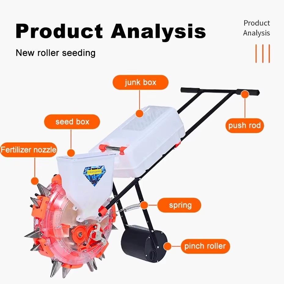 เครื่องหว่านเมล็ดแบบมือผลักสำห - Manual Seeder Hand บทวิจารณ์และราคา