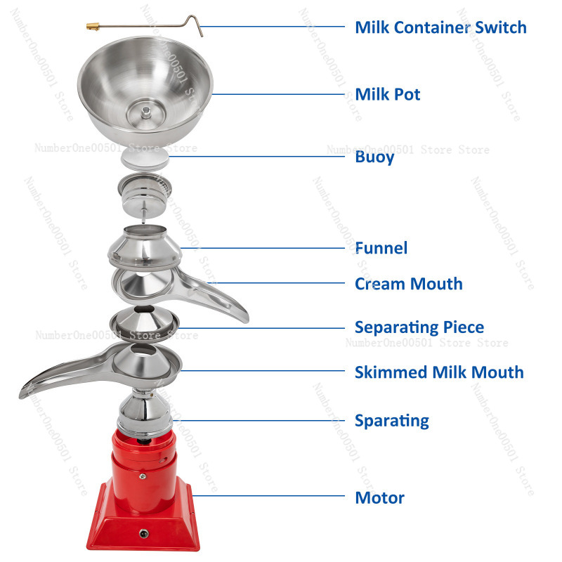 เครื่องแยกครีมไฟฟ้า 50 ลิตร 10 - Milking Machine บทวิจารณ์และราคา