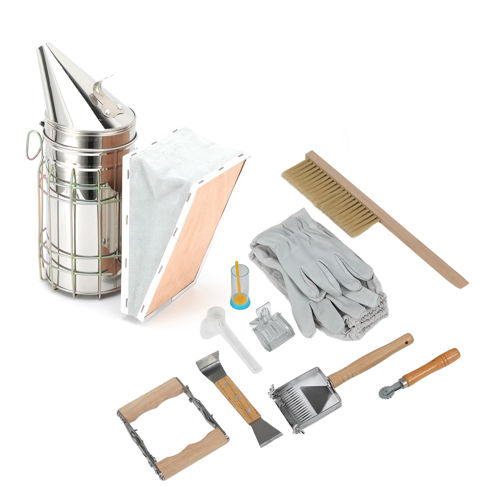 ชุดอุปกรณ์เลี้ยงผึ้ง  ที่จับโค - Bee Smoker Tool บทวิจารณ์และราคา